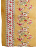 Floral Printed Kurta With Pant & Dupatta, Yellow - Hiral Fashion | Grocsy