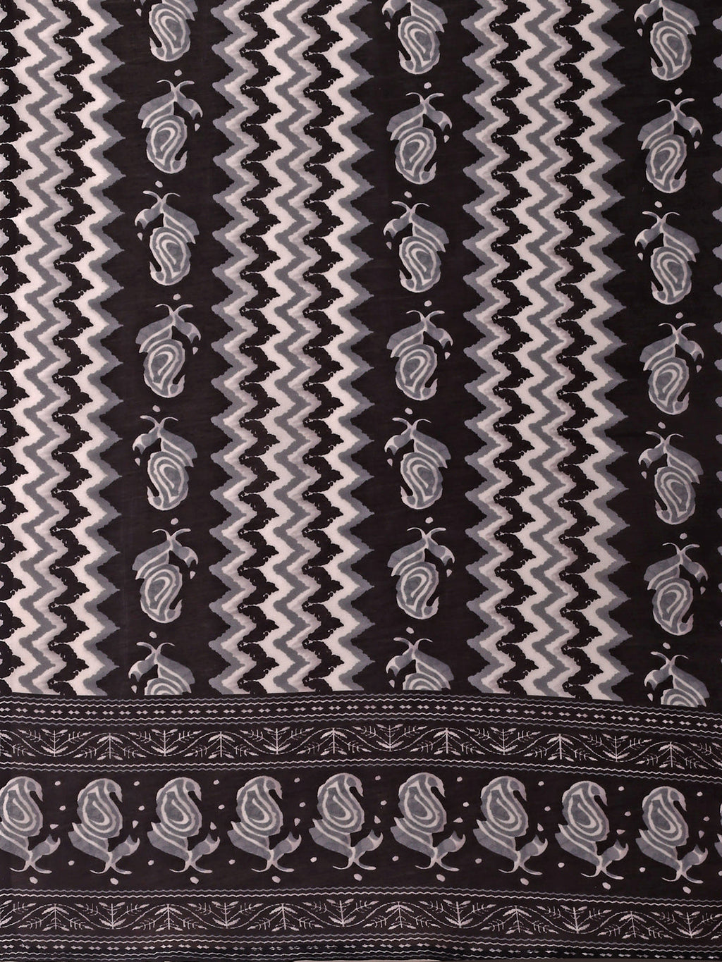Floral Printed Kurta With Pant & Dupatta, Black - Hiral Fashion | Grocsy