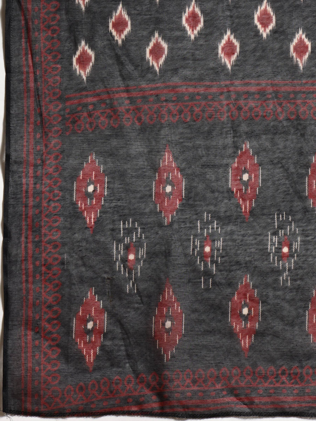 Ethnic Motifs Printed Aline Kurta With Pant & Dupatta, Black - Hiral Fashion | Grocsy