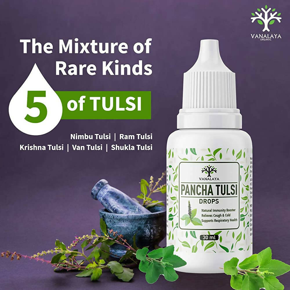 Vanalaya Panch Tulsi Drops | Grocsy