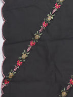 Floral Embroidered Kurta With Pant & Premium Organza Embroidered Dupatta Luxury, Multicolor - Hiral Fashion | Grocsy