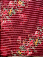 Hand Embroidered Kurta With Pant & Printed Premium Organza Dupatta Luxury, Multicolor - Hiral Fashion | Grocsy