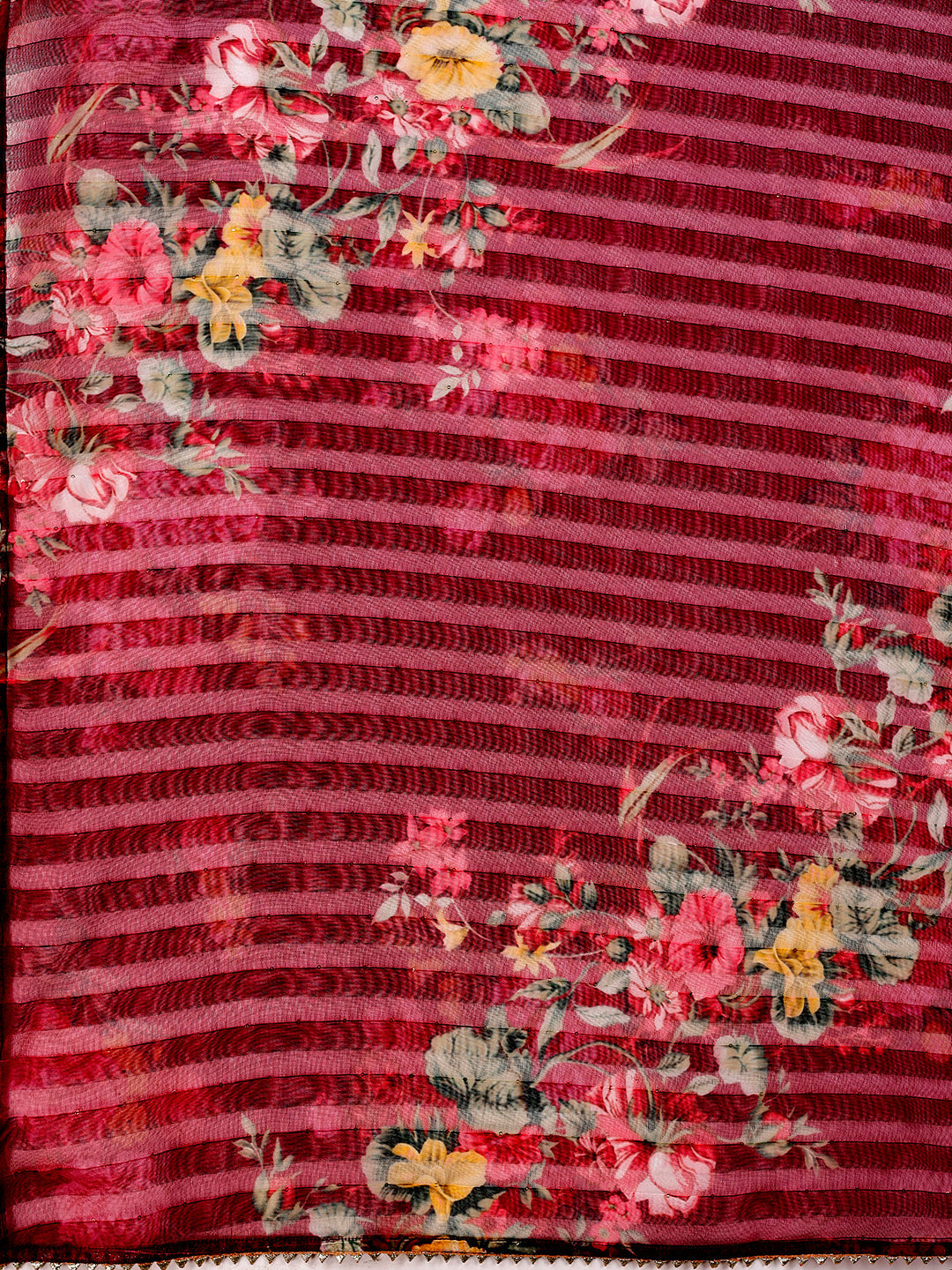 Hand Embroidered Kurta With Pant & Printed Premium Organza Dupatta Luxury, Multicolor - Hiral Fashion | Grocsy