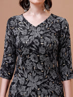 Women Floral Printed Casual Wear Kurta With Pant, Multicolor - Hiral Fashion | Grocsy