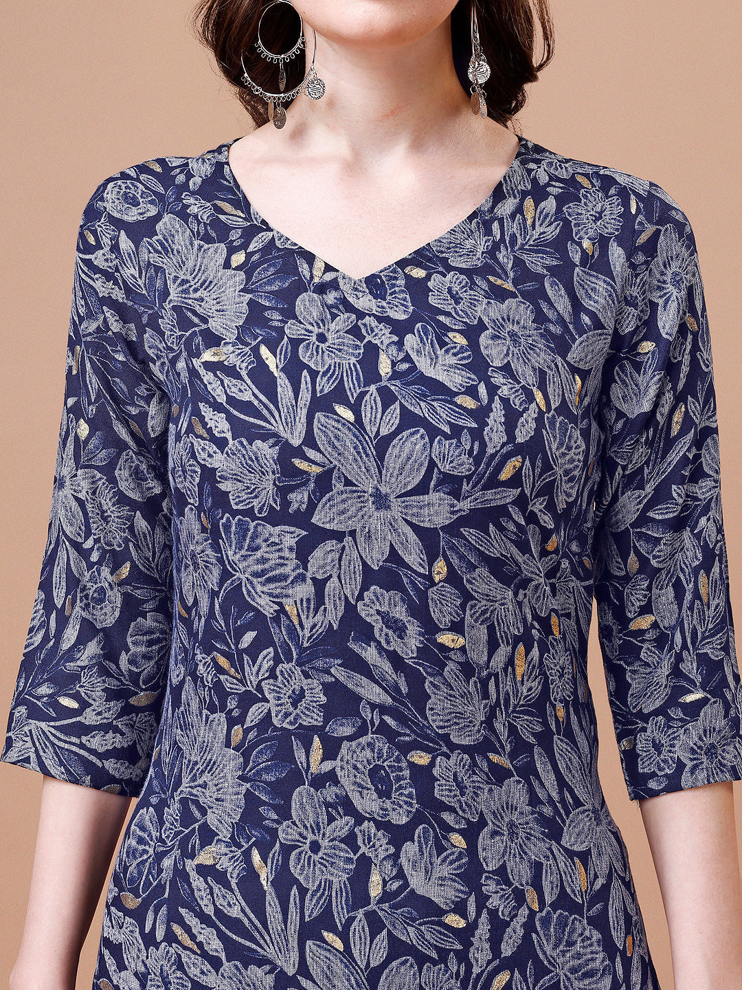 Women Floral Printed Casual Wear Kurta With Pant, Multicolor - Hiral Fashion | Grocsy