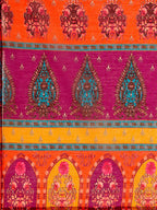 Printed & Hand Embroidered Kurta With Pant & Dupatta, Multicolor - Hiral Fashion | Grocsy