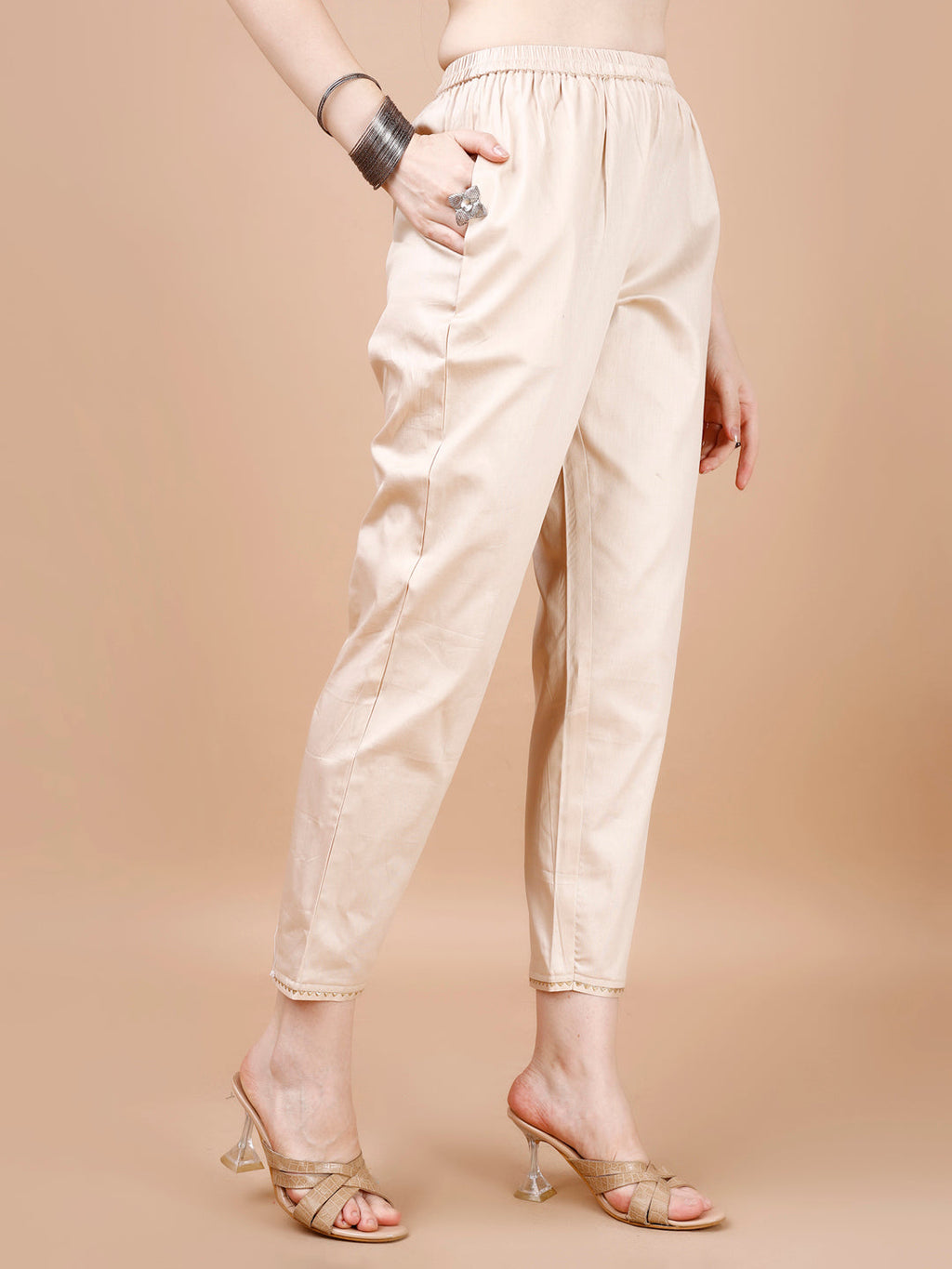 Hand Embroidered Printed Muslin Kurta With Pant & Dupatta, Multicolor - Hiral Fashion | Grocsy