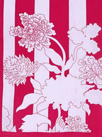 Hand Embroidered & Floral Printed Pure Silk Kurta With Pant & Dupatta, Pink - Hiral Fashion | Grocsy