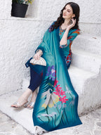 Embroidered & Floral Printed Kurta With Pant & Printed Dupatta Premium Luxury, Multicolor - Hiral Fashion | Grocsy