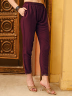 Embroidered & Floral Printed Kurta With Pant & Printed Dupatta Premium, Multicolor - Hiral Fashion | Grocsy