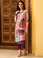Embroidered & Floral Printed Kurta With Pant & Printed Dupatta Premium, Multicolor - Hiral Fashion | Grocsy