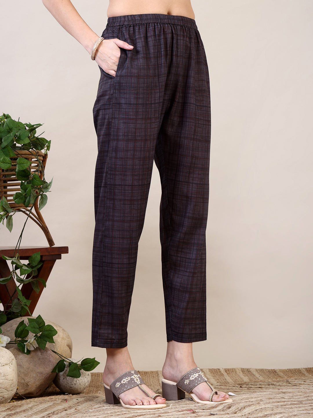 Embroidered & Printed Kurta With Pant & Dupatta, Multicolor - Hiral Fashion | Grocsy