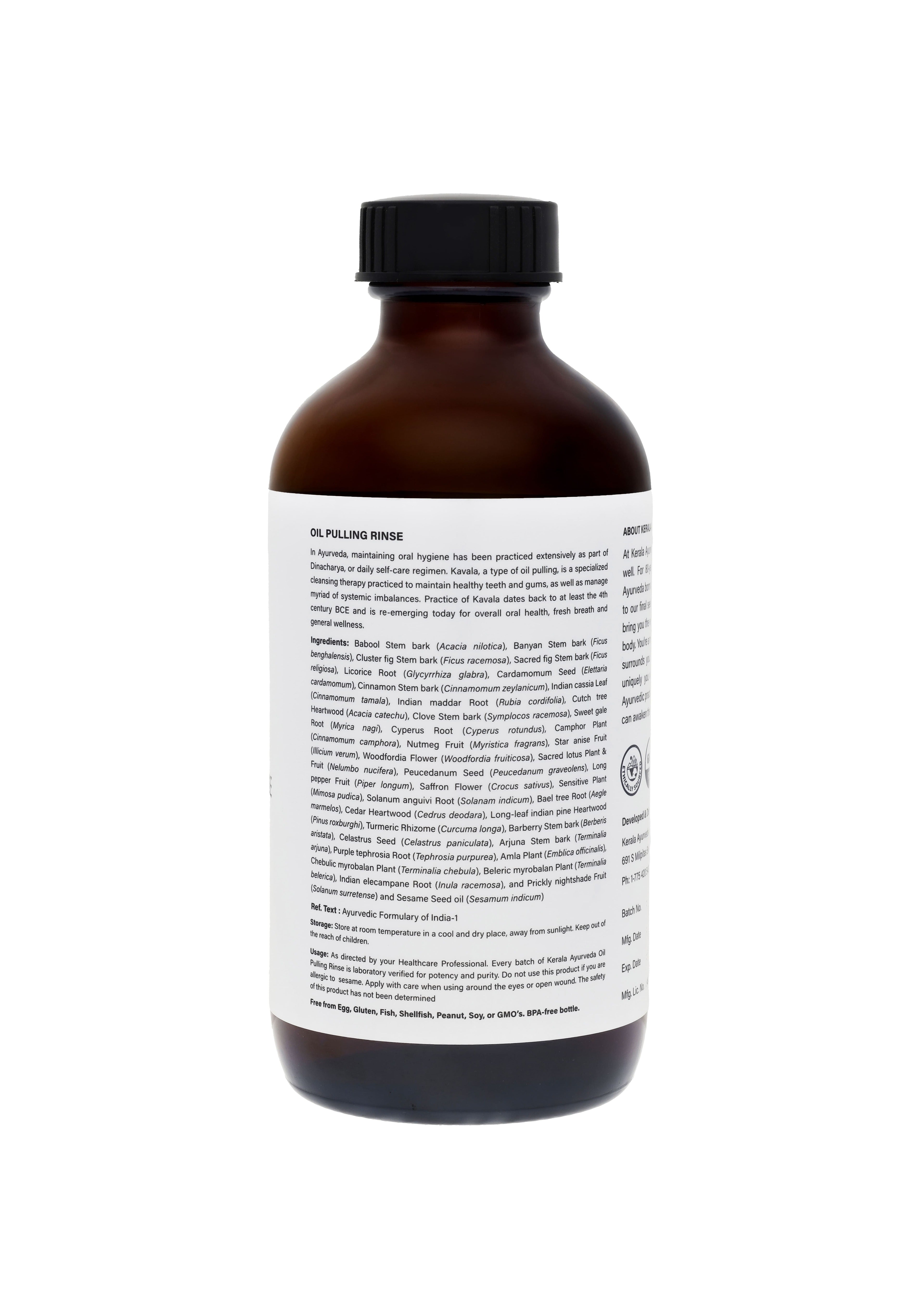 Kerala Ayurveda USA Oil Pulling Rinse (Arimedadi Thailam) | Grocsy