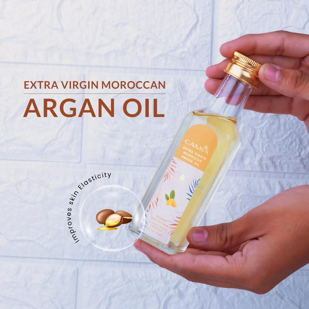 Camia Organic Moroccan Argan Oil For Skin & Hair | Grocsy