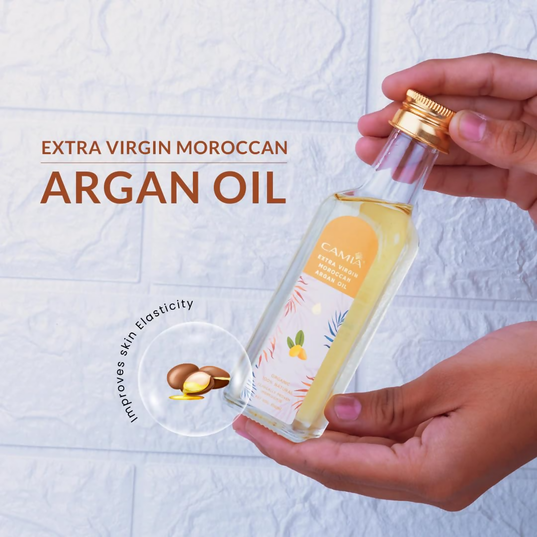 Camia Organic Moroccan Argan Oil For Skin & Hair | Grocsy