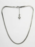 NVR Women's Set of 3 Silver-Toned German Silver Oxidised Chain | Grocsy