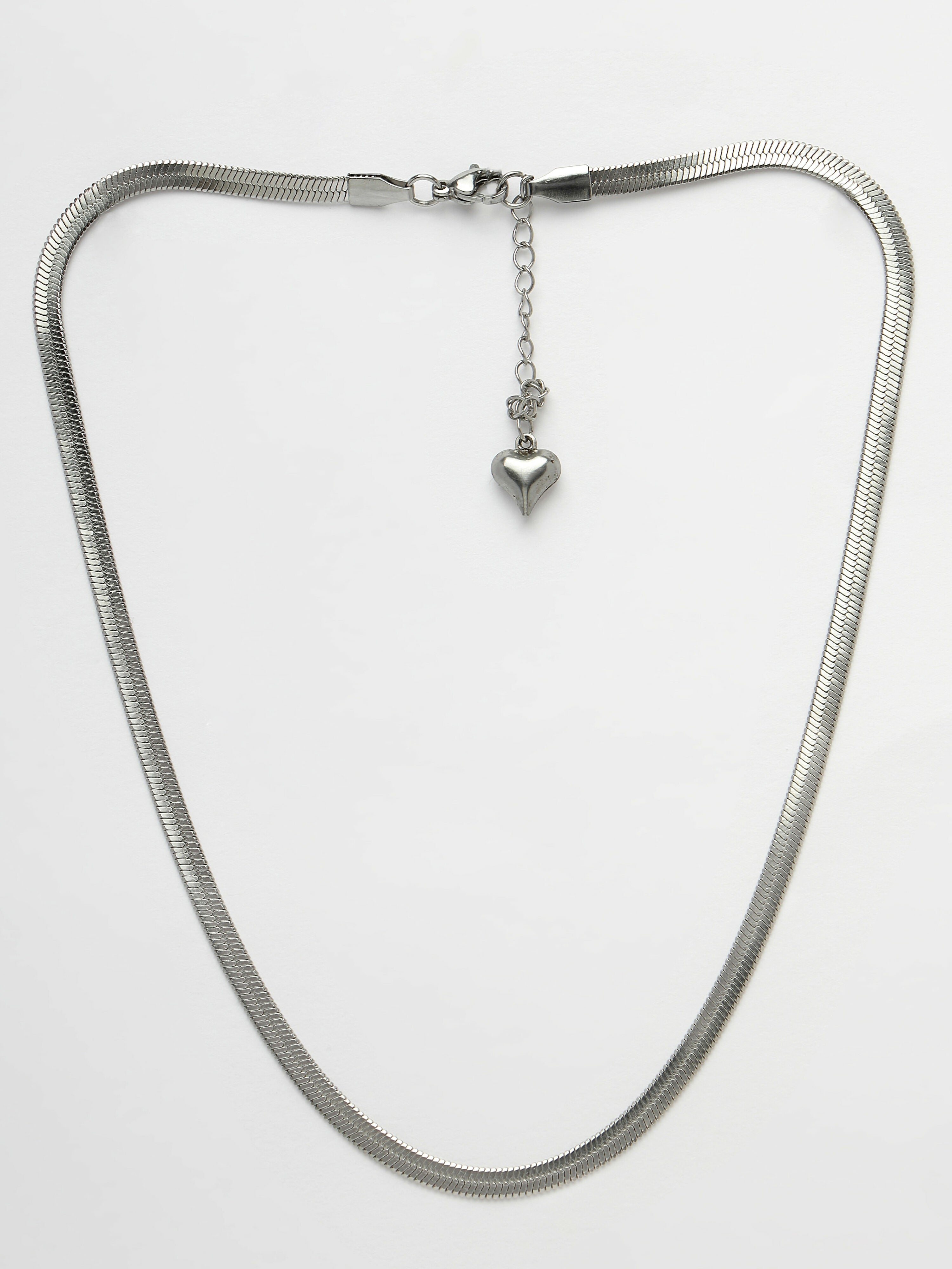 NVR Women's Set of 3 Silver-Toned German Silver Oxidised Chain | Grocsy