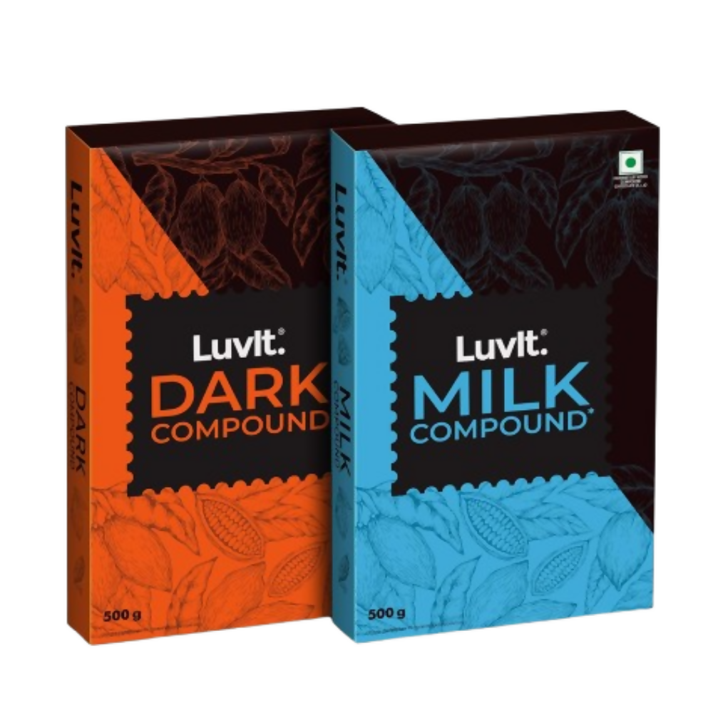 LuvIt. Cocoa Crush - Dark & Milk Compound Bars | Grocsy