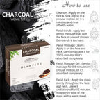 Glamveda Charcoal Purifying & Detox Facial Kit | Grocsy