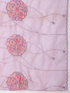 Embroidered Kurta With Pant & Embroidered Dupatta, Lavender - Hiral Fashion | Grocsy