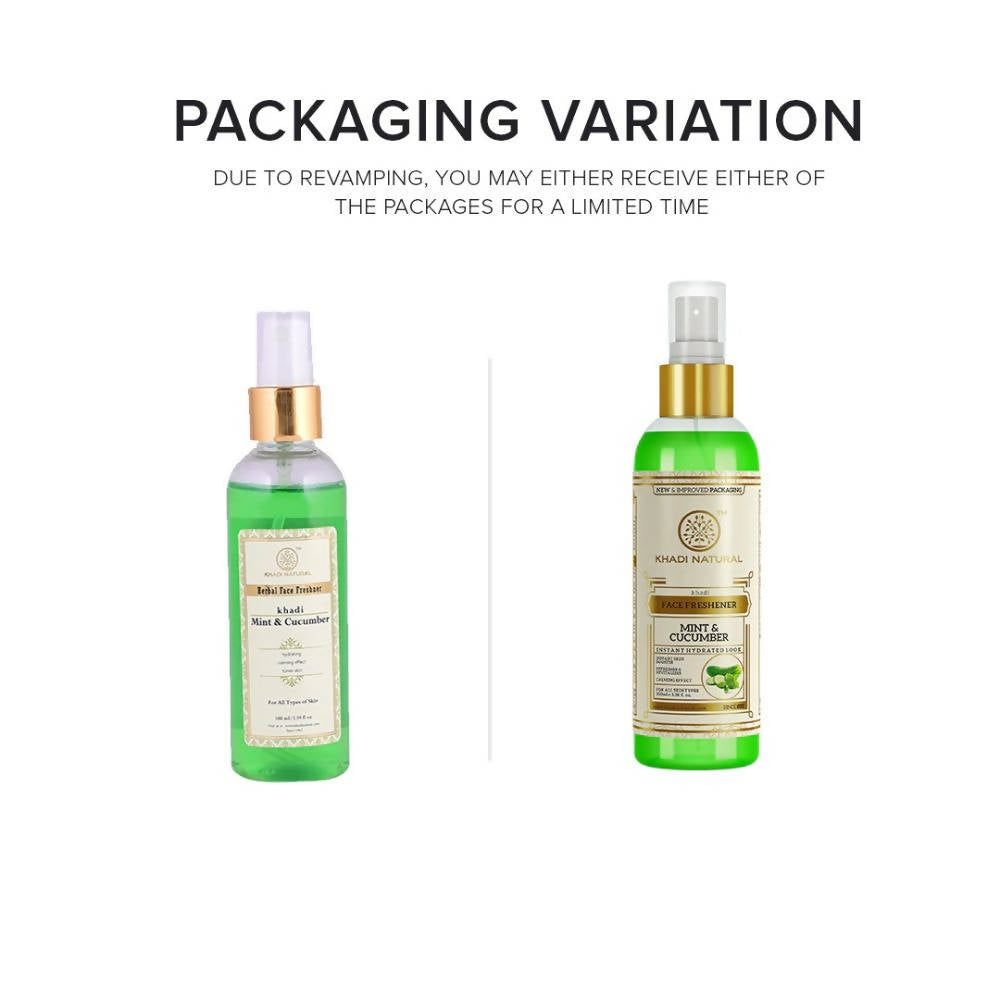 Khadi Natural Mint & Cucumber Face Freshener | Grocsy