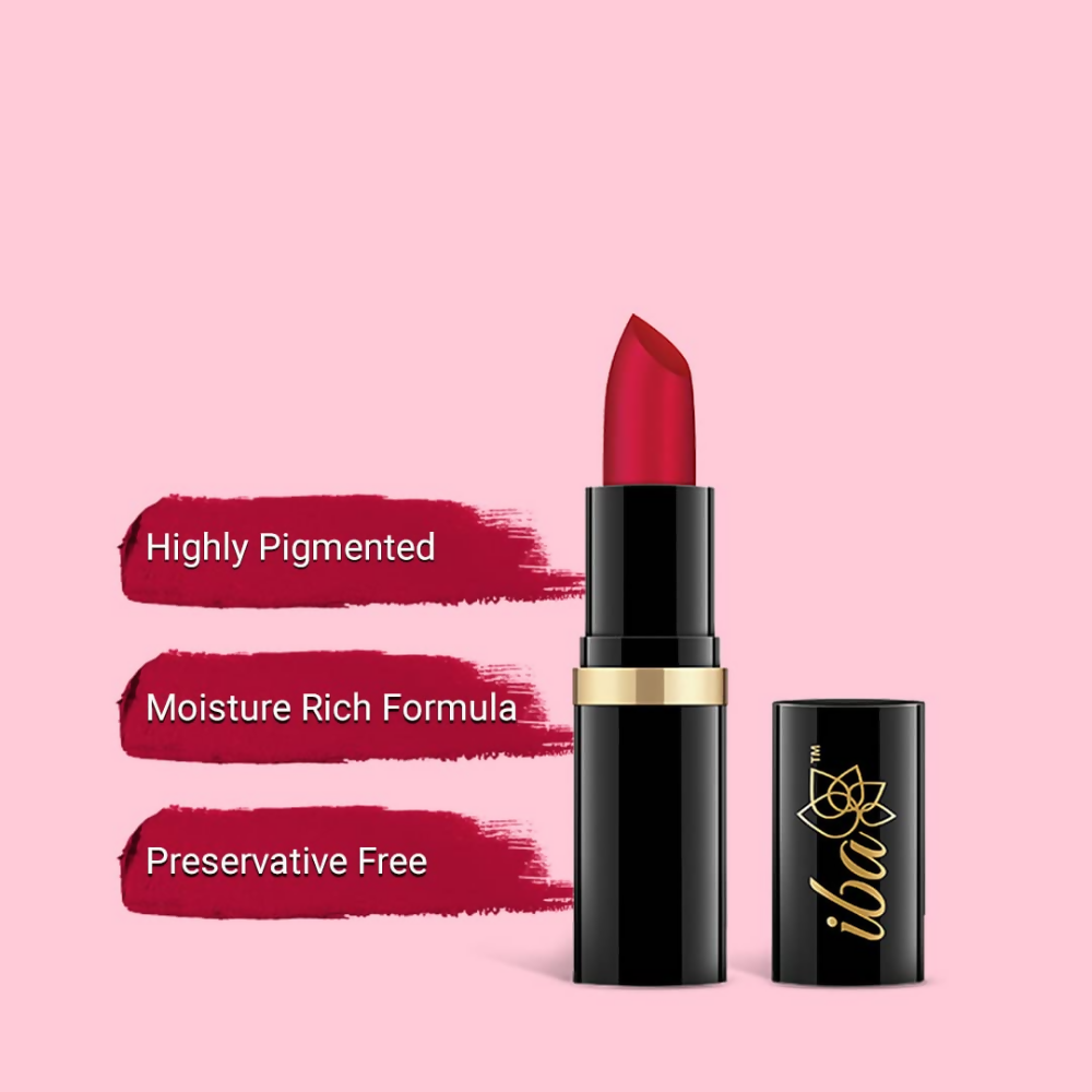 Iba Long Stay Matte Lipstick - M12 Pink Orchid | Grocsy