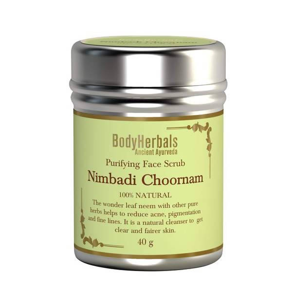 Bodyherbals Purifying Face Scrub Nimbadi Choornam | Grocsy