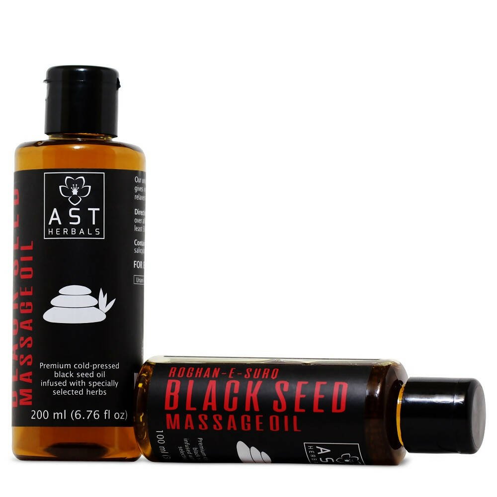 AST Herbals Black Seed Massage Oil (Kalonji Massage Oil) | Grocsy