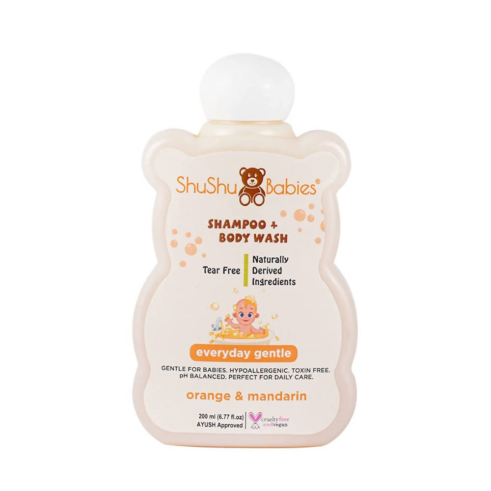 ShuShu Babies Shampoo + Body Wash Orange & Mandarin | Grocsy