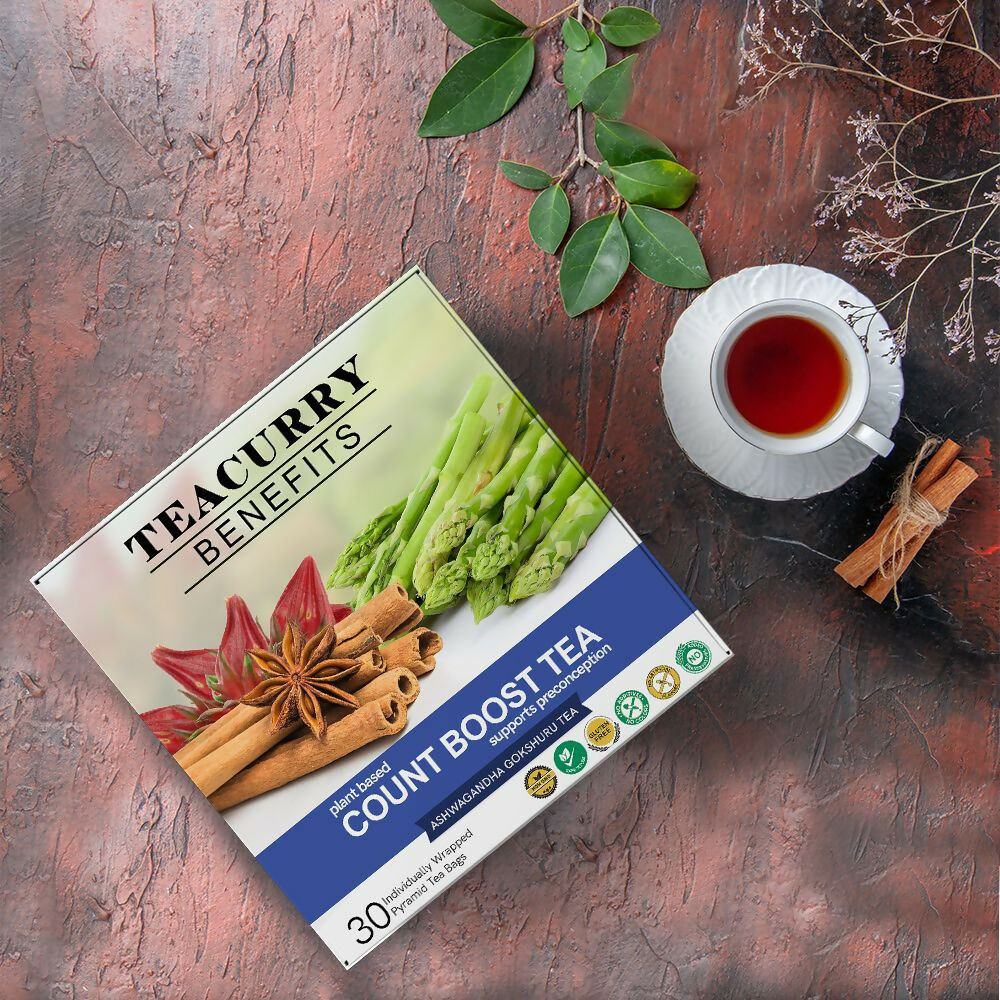 Teacurry Count Boost Tea For Men | Grocsy