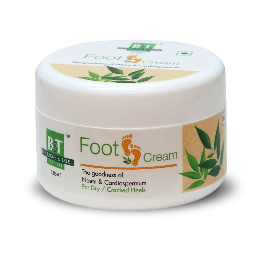 BT Boericke & Tafel Foot Cream with Goodness of Neem for Dry and Cracked Heels | Grocsy