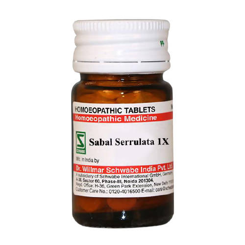 Dr. Willmar Schwabe India Sabal Serrulata 1X Tablets | Grocsy