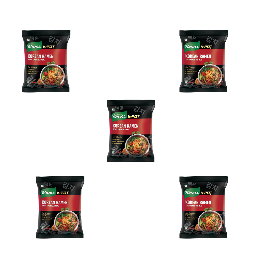 Knorr Korean Ramen Spicy Kimchi Instant Noodles | Grocsy