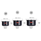 Sumeet Aluminium Cookware Set With Lid | Grocsy