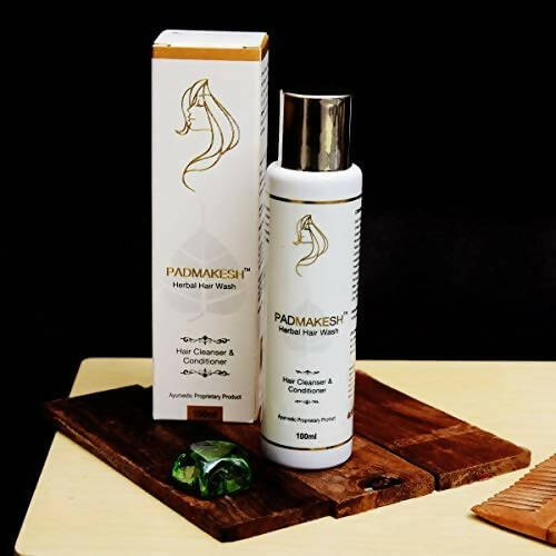 Bio Resurge Life Padmakesh Herbal Hair Wash - Hair Cleanser And Conditioner | Grocsy