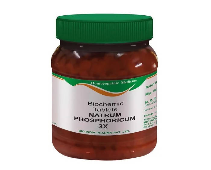 Bio India Homeopathy Natrum Phosphoricum Biochemic Tablets | Grocsy