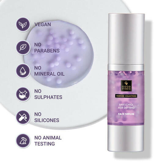 Good Vibes Bakuchiol Age Defying Face Serum | Grocsy