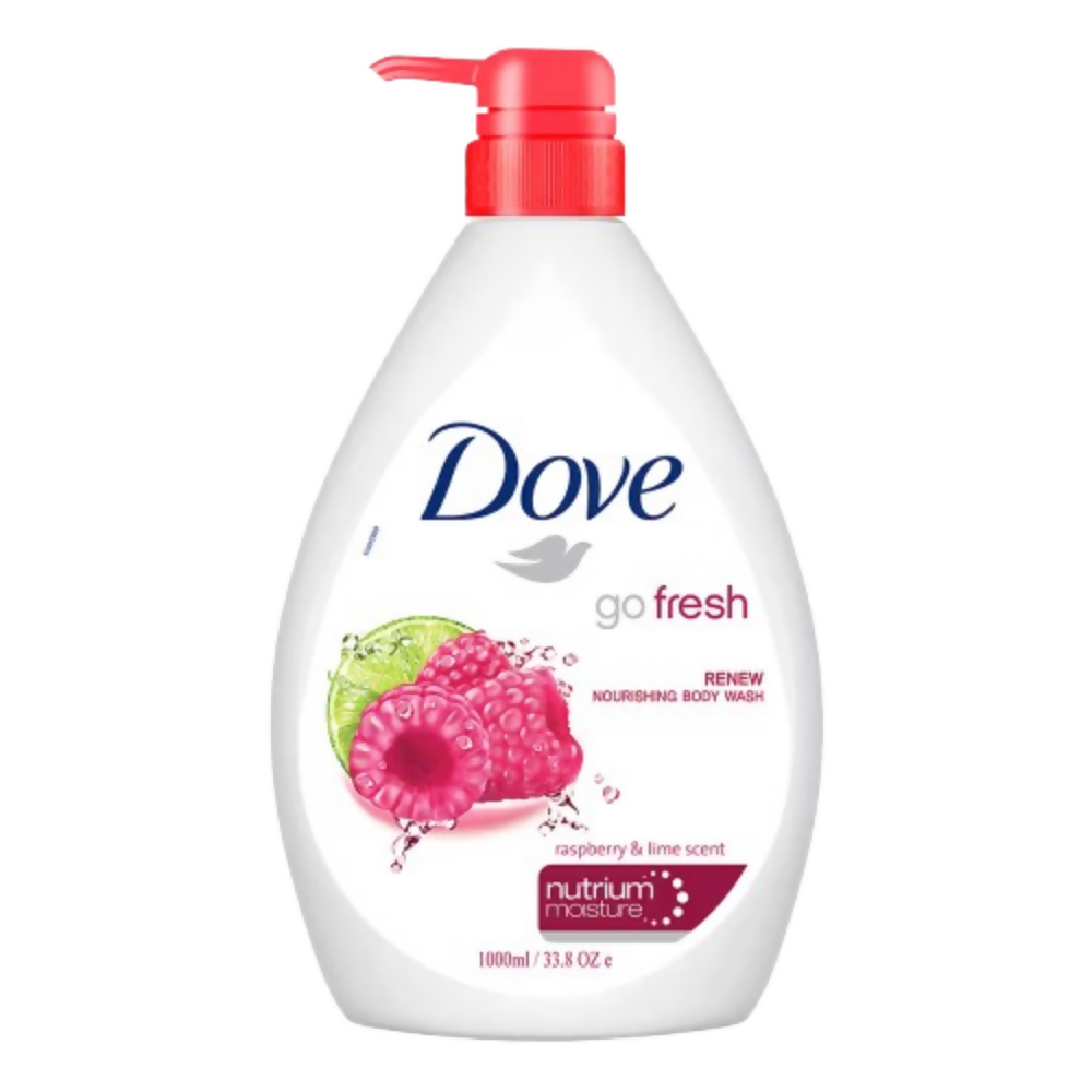 Dove Body Wash - Renew Raspberry & Lime Scent Nourishing | Grocsy