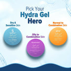 Aqualogica Glow+ Hydra Gel Moisturizer with Vitamin C & Papaya, Non Sticky & Quick Absorbing for Glowing Skin | Grocsy
