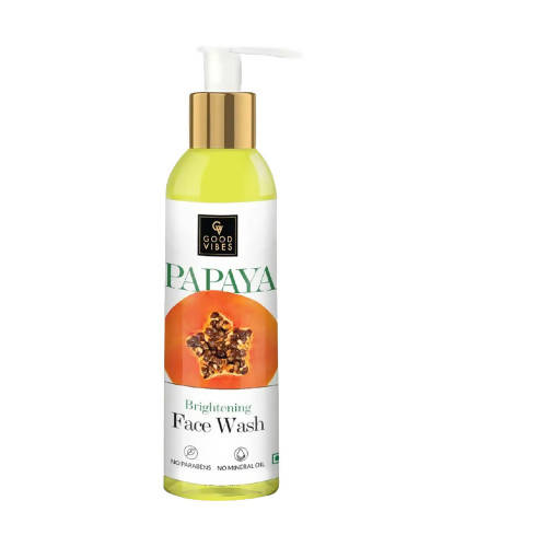 Good Vibes Papaya Brightening Face Wash | Grocsy