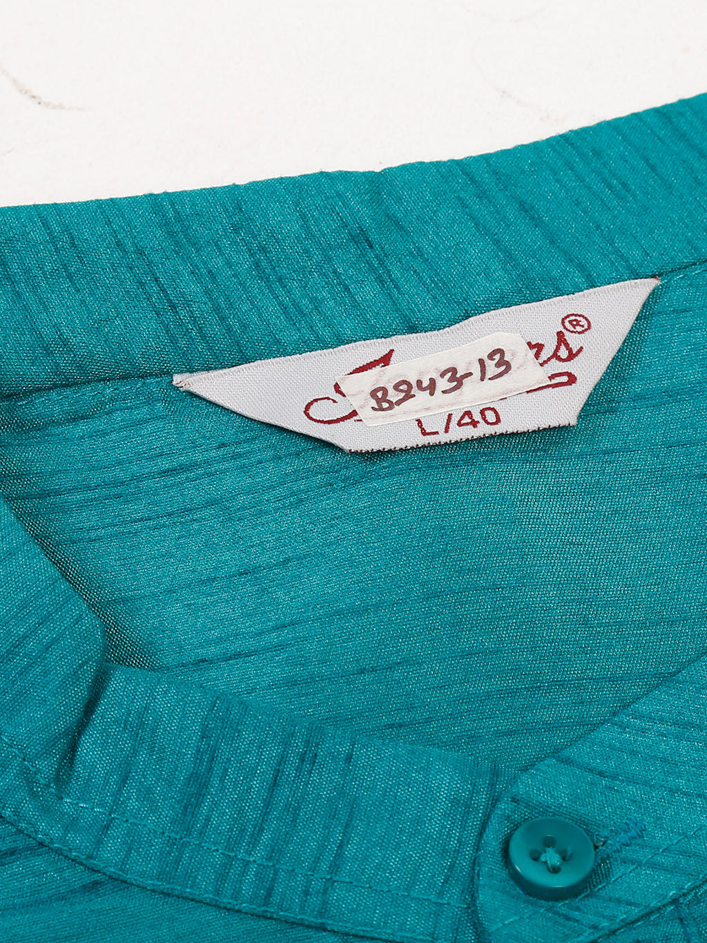 Jompers Men's Solid Dupion Silk Kurta - Teal | Grocsy