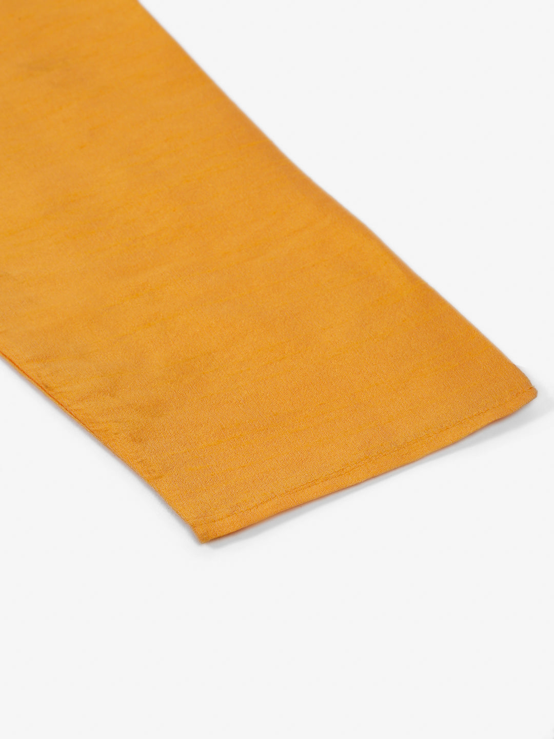 Jompers Men's Solid Dupion Silk Kurta - Yellow | Grocsy