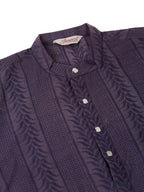 Jompers Men's Pure Cottom Embroidered Kurta Only - Navy Blue | Grocsy