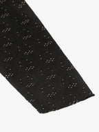 Jompers Men's Silk Blend Collar Embroidered Kurta only - Black | Grocsy