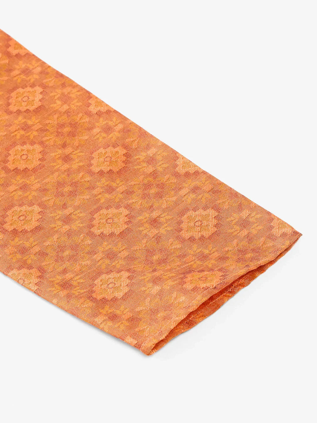 Jompers Men's Peach Floral Printed Kurta Only | Grocsy