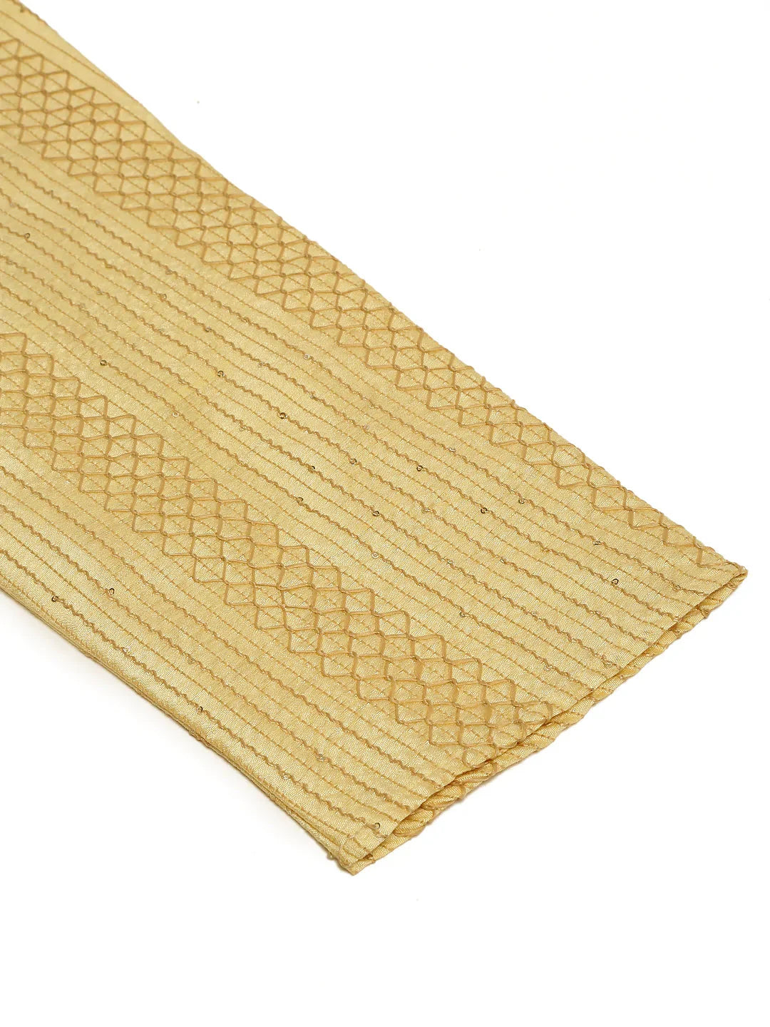 Jompers Men's Golden Embroiderd Kurta Only | Grocsy
