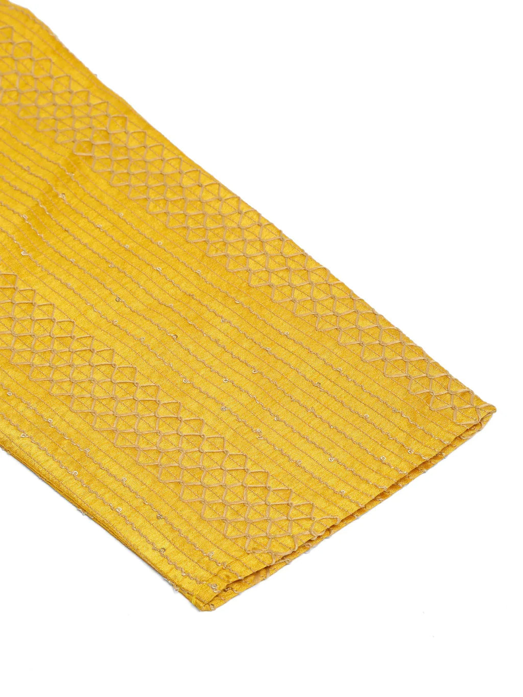 Jompers Men's Mustard Embroiderd Kurta Only | Grocsy