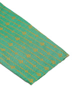 Jompers Men's Green Embroidered Kurta Only | Grocsy