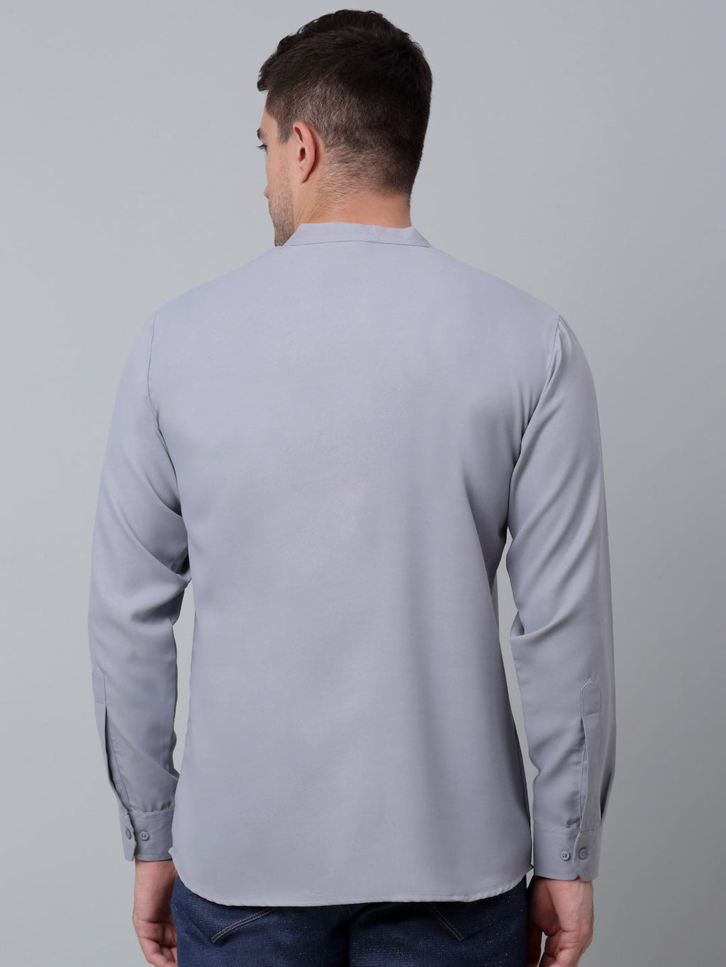 Jompers Men's Black Solid Short Kurta | Grocsy