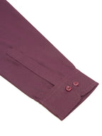 Jompers Men's Purple Solid Cotton Short Kurta - Wine | Grocsy